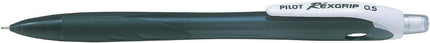 PILOT Mechanical Pencil RexGrip, 0.5mm, Black, 10 Pieces, HRG100R10B