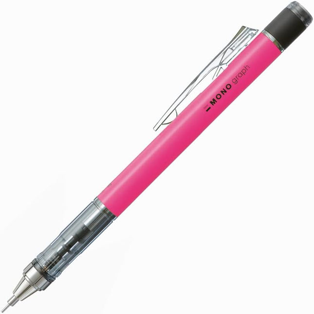 Tombow Mechanical Pencil MONO graph 0.5 Neon Color, 0.5mm, Neon Pink, DPA-134F