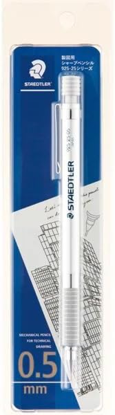 STAEDTLER Silver Series Drafting Mechanical Pencil 925 25, 0.5mm, 92525 05BK