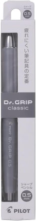 PILOT Mechanical Pencil Dr.Grip classic, 0.5mm, Ice Gray, HDG-50R-IGY