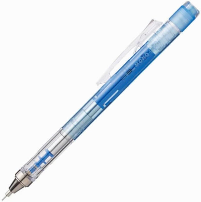 Tombow Mechanical Pencil MONO graph 0.5 Clear Color, 0.5mm, Clear Blue, DPA-138B