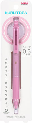 uni Mitsubishi Pencil Mechanical Pencil, Kuru Toga KS Model, 0.3mm, Coral Pink, M3-KS 1P, M3KS1P.66