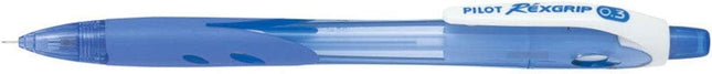 PILOT Mechanical Pencil RexGrip, 0.3mm, Clear Blue, HRG-10R3-CL
