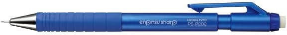 KOKUYO Mechanical Pencil Enpitsu Sharp TypeS, 0.7mm Blue (Hanging Pack), PS-P202B-1P, Set of 10