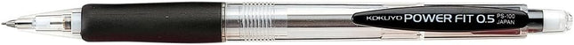 KOKUYO Mechanical Pencil Power Fit, 0.5mm Black, PS-100D