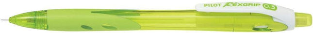 PILOT Mechanical Pencil RexGrip, 0.3mm, Clear Light Green, HRG-10R3-CLG