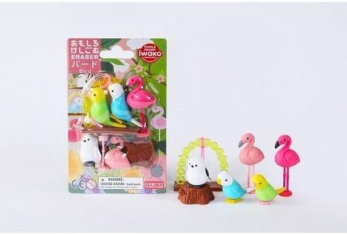 Iwako, Eraser, Bird, Blister Pack, ER-BRI070