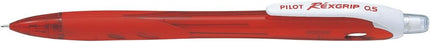 PILOT Mechanical Pencil RexGrip, 0.5mm, Red, 10 Pieces, HRG100R10R