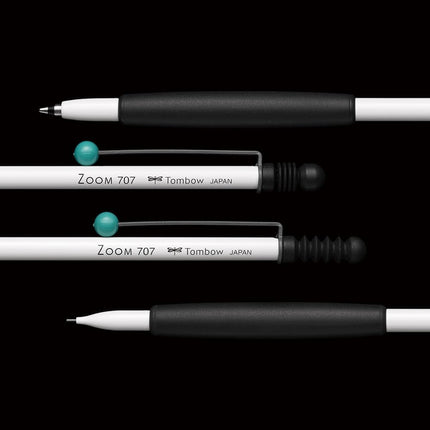 Tombow Mechanical Pencil ZOOM 707, 0.5mm, White Green, with Gift Case, SH-ZS04AZ