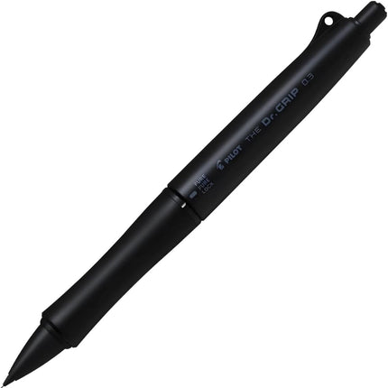 PILOT Mechanical Pencil THE Dr.GRIP BLACK ACCENT, 0.3mm, Matte Black, HTDGB-13-MB