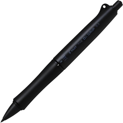 PILOT Mechanical Pencil THE Dr.GRIP BLACK ACCENT, 0.3mm, Matte Black, HTDGB-13-MB