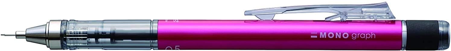 Tombow Mechanical Pencil MONO graph 0.5, 0.5mm, Pink, SH-MG81, Set of 7