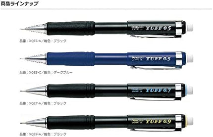 Pentel Mechanical Pencil Tuff 0.5mm, Dark Blue, XQE5-C, Packed, Set of 10