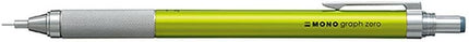 Tombow Mechanical Pencil MONO graph zero, 0.5mm, Lime, SH-MGU51, Set of 5