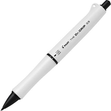 PILOT Mechanical Pencil THE Dr.GRIP BLACK ACCENT, 0.5mm, MatteWhite, HTDGB-15-MW
