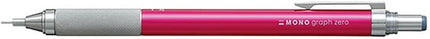 Tombow Mechanical Pencil MONO graph zero, 0.5mm, Pink, SH-MGU81, Set of 5