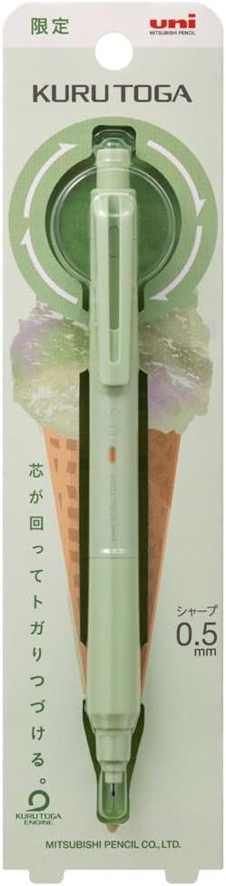 uni Mitsubishi Pencil Mechanical Pencil, Kuru Toga KS Model, 0.5mm, Limited, Pistachio Milk, M5-KS 1P, M5KS1P.PIM