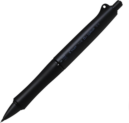 PILOT Mechanical Pencil THE Dr.GRIP BLACK ACCENT, 0.5mm, Matte Black, HTDGB-15-MB