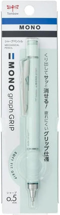 Tombow Mechanical Pencil MONO graph GRIP, 0.5mm, Blue, DPA-151B, Set of 5