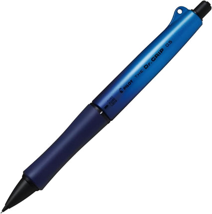 PILOT Mechanical Pencil THE Dr.GRIP BLACK ACCENT, 0.5mm, Deep Blue, HTDGB-15-DL