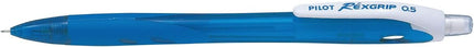 PILOT Mechanical Pencil RexGrip, 0.5mm, Soft Blue, 10 Pieces, HRG100R10SL