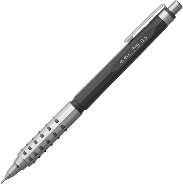 Pentel Mechanical Pencil Orenz AT Dual Grip 0.5mm, Gray, XPP2005-N, Set of 3