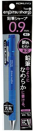 KOKUYO Mechanical Pencil Enpitsu Sharp TypeS, 0.9mm Blue (Hanging Pack), PS-P200B-1P, Set of 10