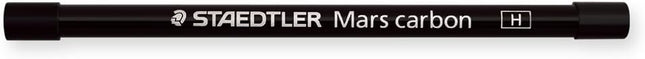 Staedtler Drawing Lead Refill Mars Carbon 2.0mm H, 200 E4-H