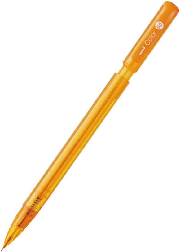 uni Mitsubishi Pencil Mechanical Pencil, Erasable Color Lead, uni Color, 0.5mm, Orange, M5-102C, M5102C.4