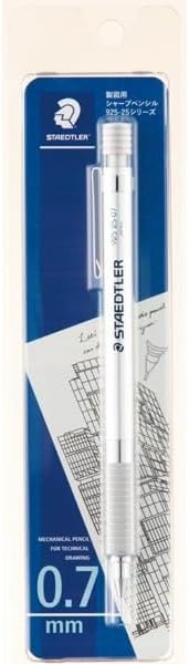 STAEDTLER Silver Series Drafting Mechanical Pencil 925 25, 0.7mm, 92525 07BK