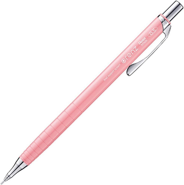 Pentel Mechanical Pencil Orenz 0.5mm Peach Pink, XPP505-GP, Set of 5