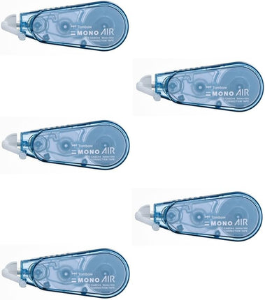 Tombow, Correction Tape, MONO AIR, AIR5, 5mm, Ash Blue, CT-CA5C44 5 Pieces, CT-CA5C44-5P