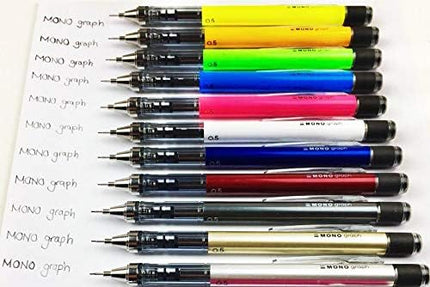Tombow Mechanical Pencil MONO graph 0.5 Neon Color, 0.5mm, Neon Green, DPA-134E