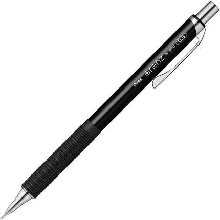 Pentel Mechanical Pencil Orenz Metal Grip 0.5mm, Black, XPP1005G2-A, Set of 3