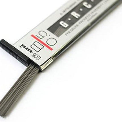 uni Mitsubishi Pencil Mechanical Pencil Lead Refill Hi-uni 0.5mm B, 10 Pieces, HU05300B