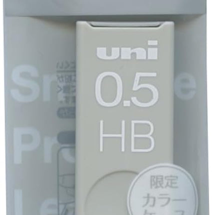 uni Mitsubishi Pencil Mechanical Pencil Lead Refill uni Color Case 0.5mm HB Gray, Limited Color, ULS05401PHBGR