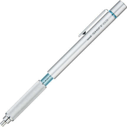 uni Mitsubishi Pencil Mechanical Pencil, SHIFT, 0.3mm, Silver, M3-1010, M31010.26