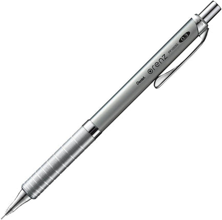 Pentel Mechanical Pencil Orenz Metal Grip 0.3mm, Silver, XPP1003G-Z