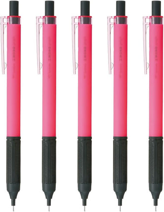 Tombow Mechanical Pencil MONO graph Lite 0.5, 0.5mm, Neon Pink, 5 Pieces, SH-MGL83-5P