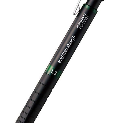 KOKUYO Mechanical Pencil Enpitsu Sharp TypeMx Metal Grip, 1.3mm Green, PS-P501G-1P, Set of 3