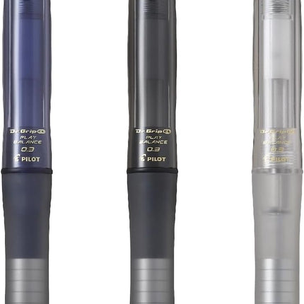PILOT Mechanical Pencil Dr.Grip CL Play Balance, 0.3mm, Clear Navy, HDGCL70R3-CNV