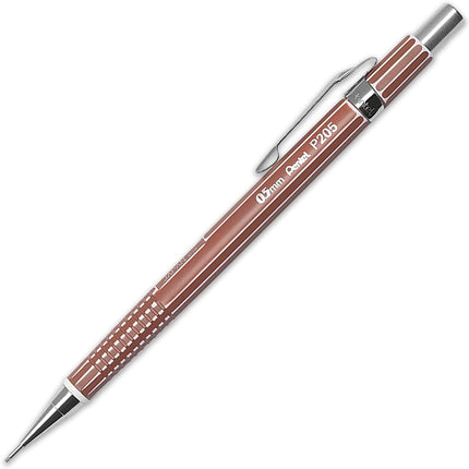 Pentel Mechanical Pencil P205 0.5mm Limited, Retro Brown Stripes, P205-RA