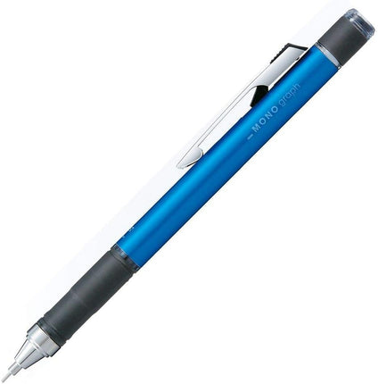 Tombow Mechanical Pencil MONO graph GRIP, 0.5mm, Light Blue, DPA-141B, Set of 5
