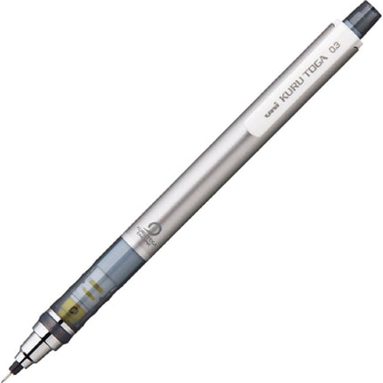 uni Mitsubishi Pencil Mechanical Pencil, Kuru Toga Standard Model, 0.3mm, Silver, M3-450 1P, M34501P.26