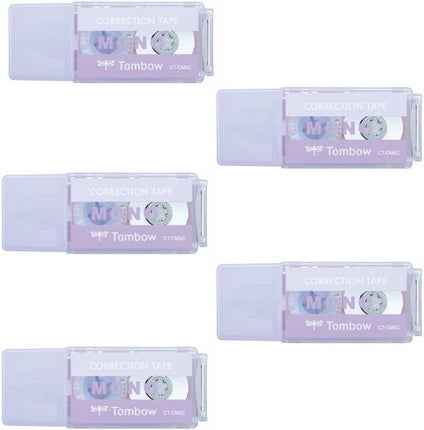 Tombow, Correction Tape, MONO pocket, 5mm, Purple, 5 Pieces, CT-CM5C90-5P