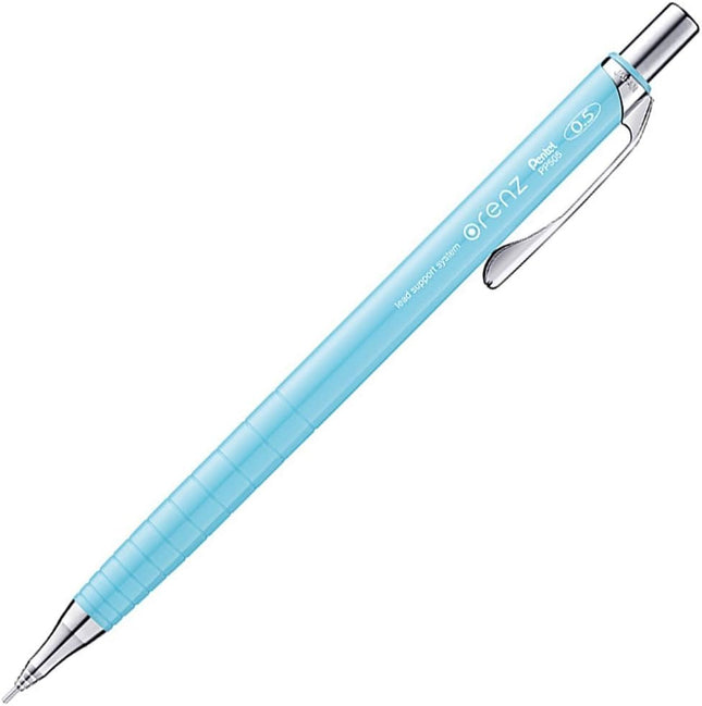 Pentel Mechanical Pencil Orenz 0.5mm, Soda Blue, XPP505-GS, Set of 5