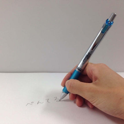 Pentel Mechanical Pencil Energize Pencil 0.5mm, Silver Sky Blue, XPL75-S, Set of 5, Packed