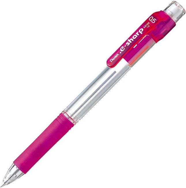 Pentel Mechanical Pencil .e-sharp 0.5mm, Pink, AZ125-P, Set of 5