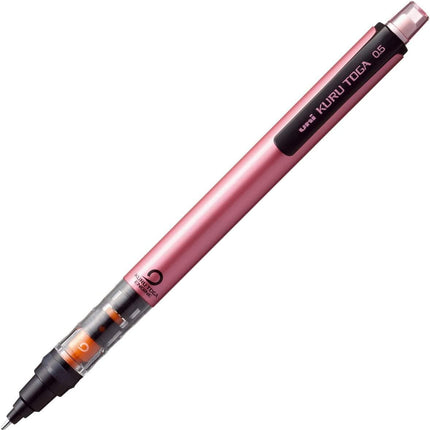 uni Mitsubishi Pencil Mechanical Pencil, Kuru Toga Pipe Slide Model, 0.5mm, Pink, M5-452 1P, M54521P.13, Set of 7