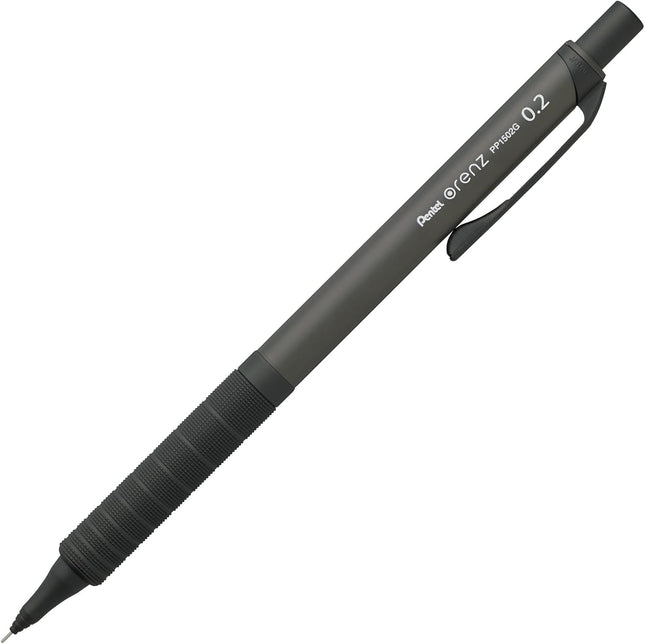 Pentel Mechanical Pencil Orenz Metal Grip 10th Anniversary Limited 0.2mm, Matte Black, XPP1502G2-ANA